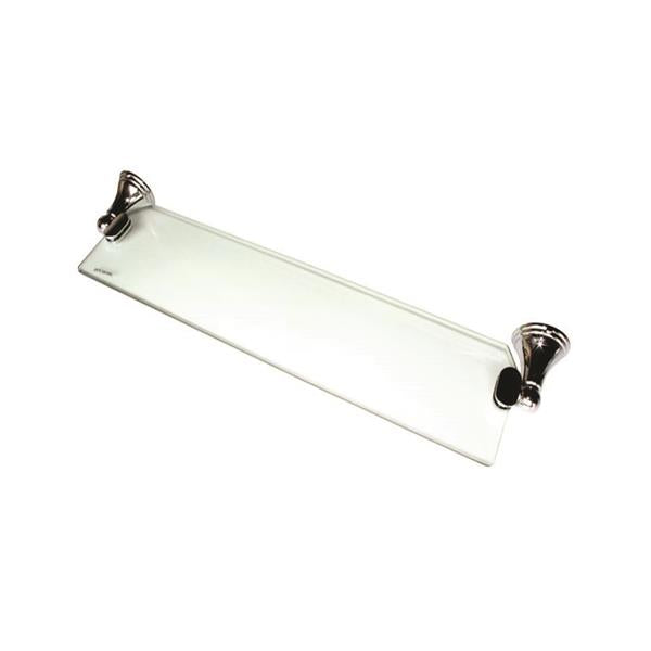 Tema Arno Glass Shelf - Chrome | T88680
