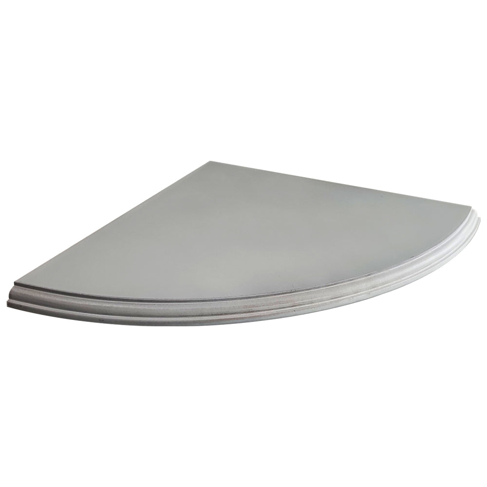 Tema Corner Shelf 300mm X 300mm X 15mm - Grey