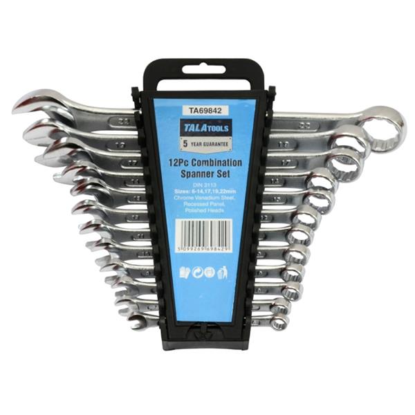 Tala Metric Combination Spanner Set 12 Piece | TAL69842