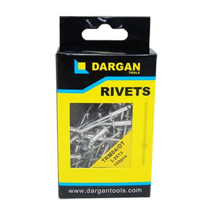 Dargan 3.9 X13 Aluminium Pop Rivet 100pk | TRM04/DT