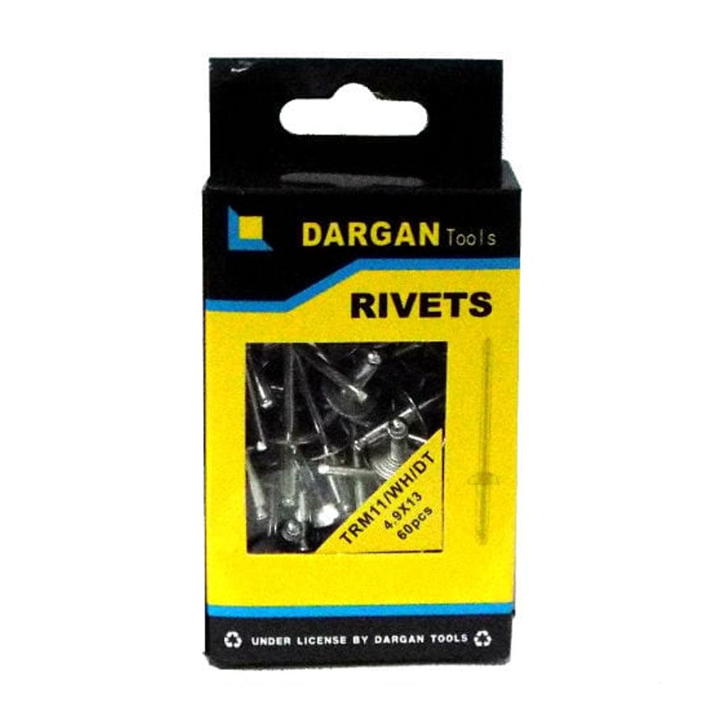 Dargan 4.9x13 Wide Head Pop Rivets 60pk | TRM11