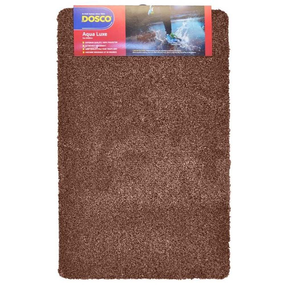 Dosco Aqua Luxe Doormat 80cm x 50cm - Brown | 29809