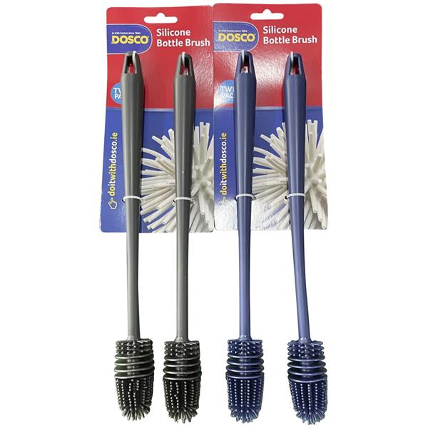 Dosco Silicone Bottle Brush Twin Pack | 52004