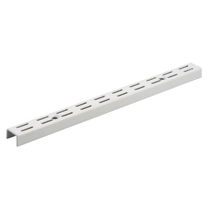 Wall Mounted Twin Slotted Shelving Upright - 1600mm | 4306015