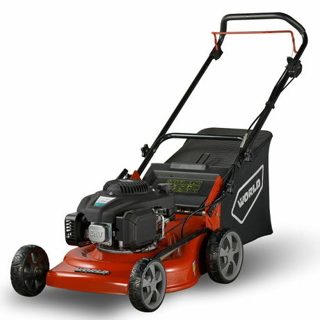 World Push Lawnmower 46cm / 18" 166cc 3 in 1 with Mulch | WYS182-LC1P65FE-2-A00