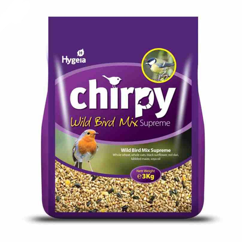 Hygeia Chirpy 3kg Wild Bird Mix Bird Food | P21262