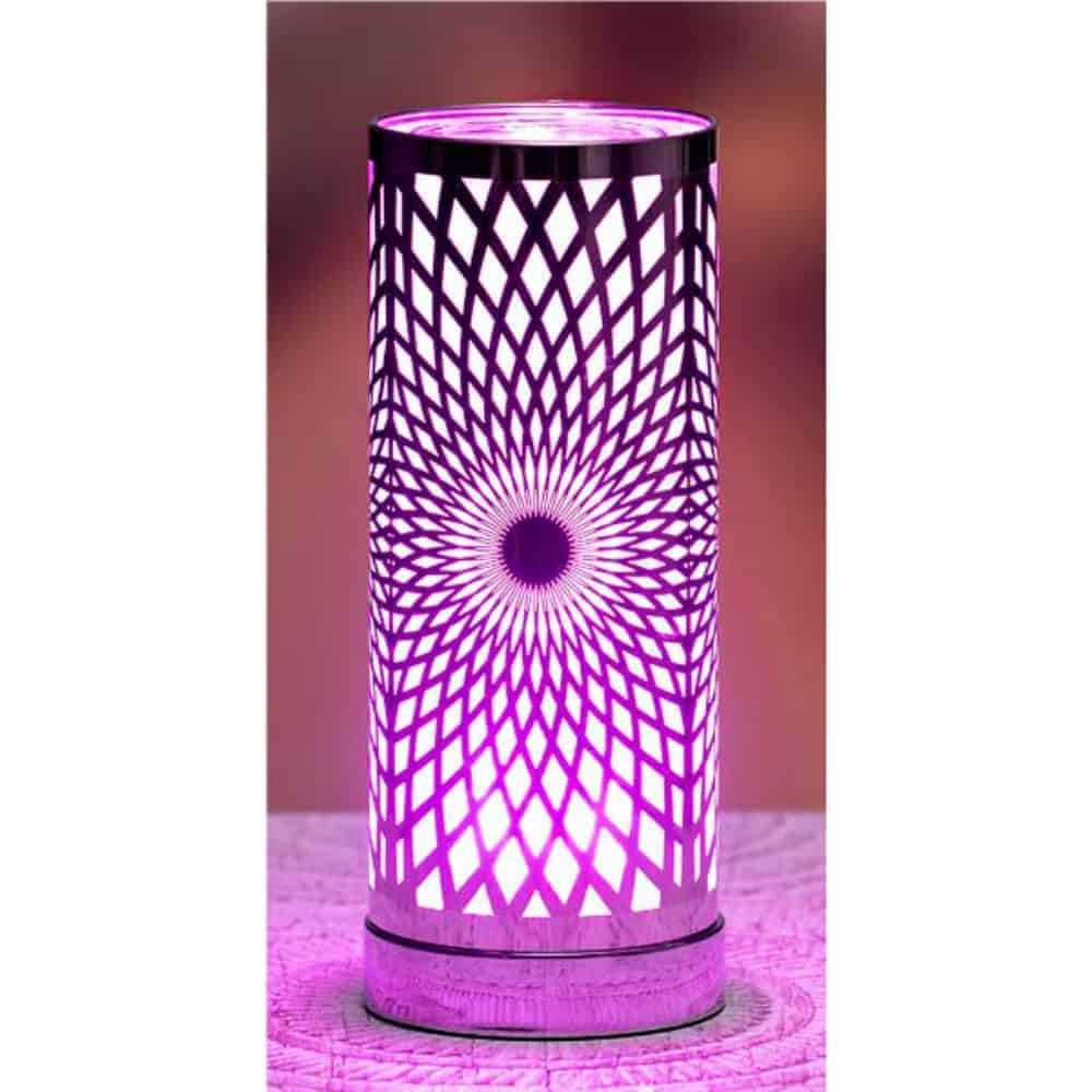 Newgrange Living Aroma Lamp Colour Changing - Silver Flow | ZG1