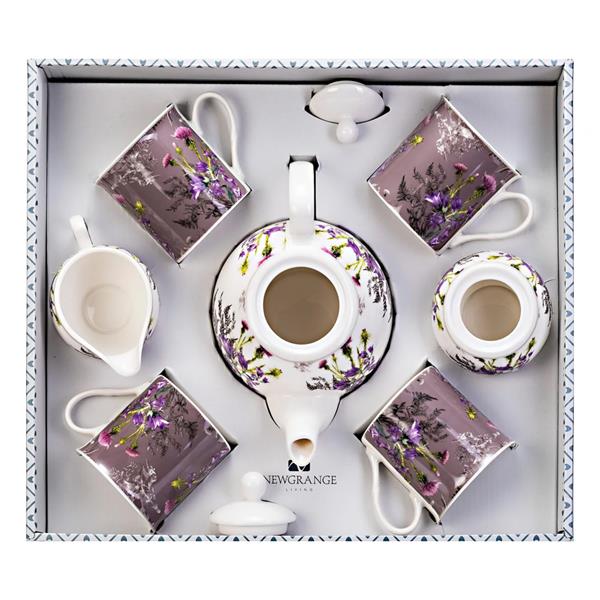 Newgrange Living White Chine Tea Set 7 Piece | 30234