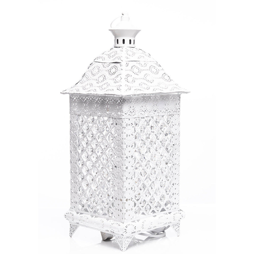 Newgrange Living Moroccan Table Lamp - White - Large | FM110