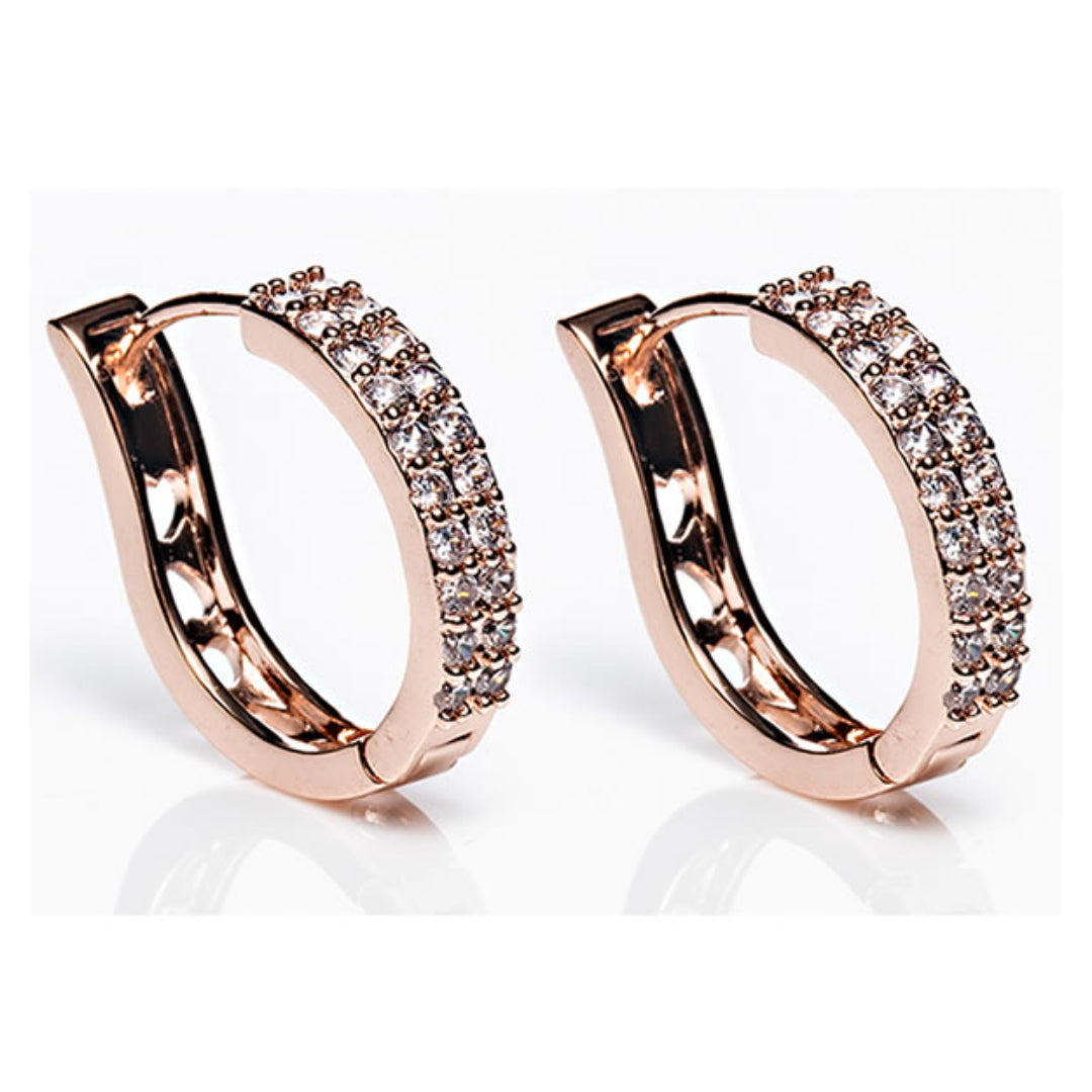 Newgrange Living Large Hoop Earring - Rose Gold | 600070