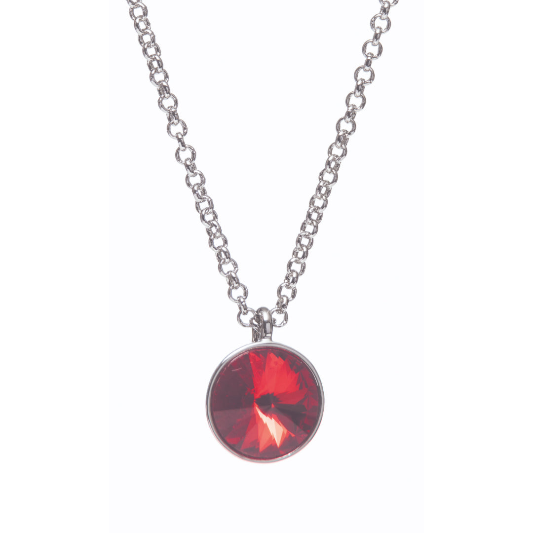 Newgrange Living Stone Pendant - Ruby Red | 600086