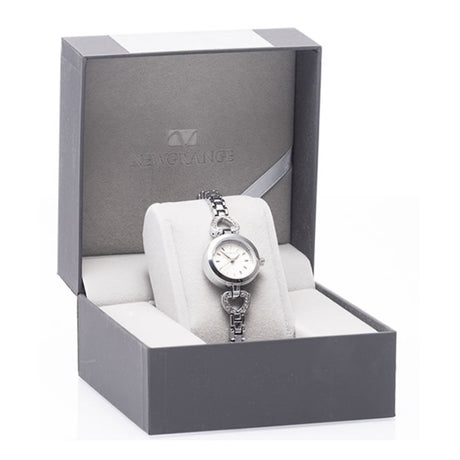 Newgrange Living Diamond Heart Watch - Silver | 600104