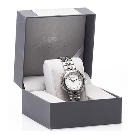 Newgrange Living Diamond Bezel/Numera Watch - Silver | 600106