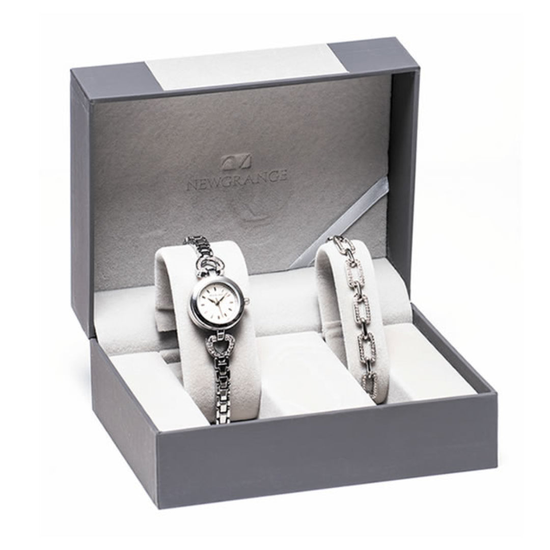 Newgrange Living Watch and Bracelet Set - Silver | 600107