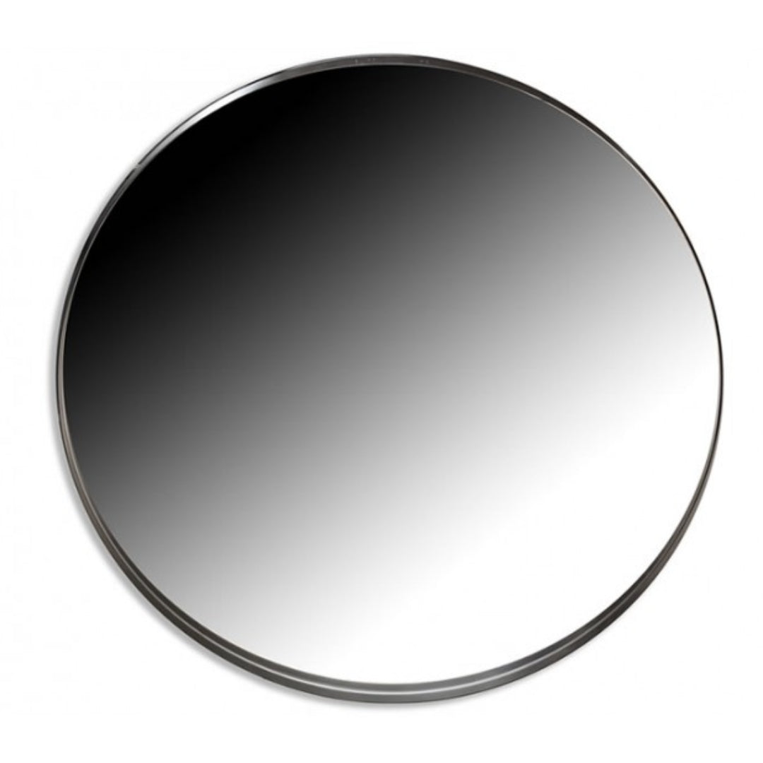 The Grange  Interiors Round Mirror 50cm - Black | LY72