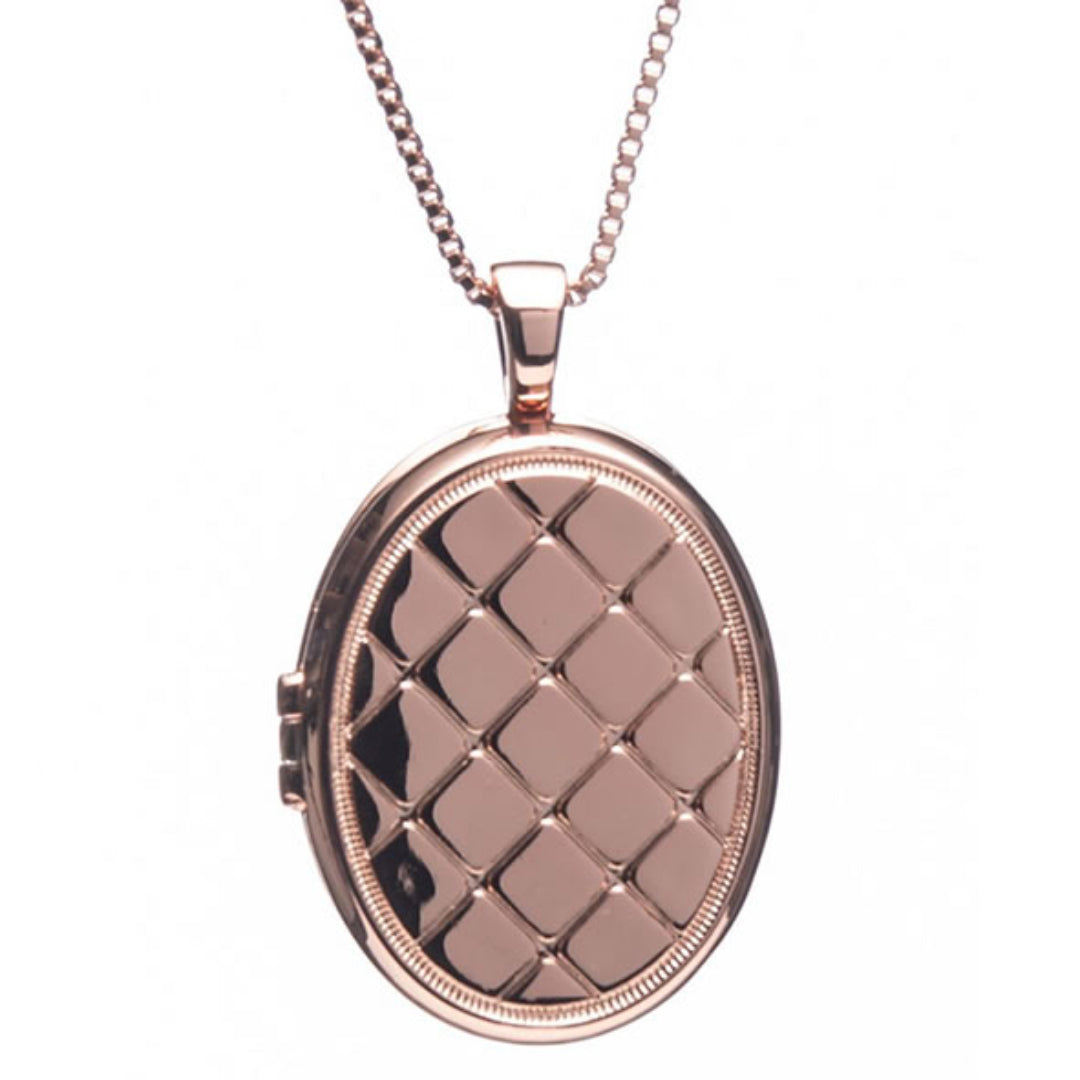 Newgrange Living Locket Pendent - Rose Gold | 600315