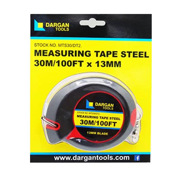 Dargan 30 Metre (100 FT) Steel Measuring Tape | MTS30/DT2