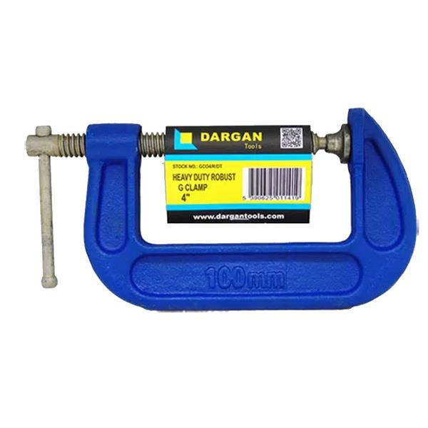 Dargan 4 Inch Heavy Duty G Clamp | GC04/R/DT