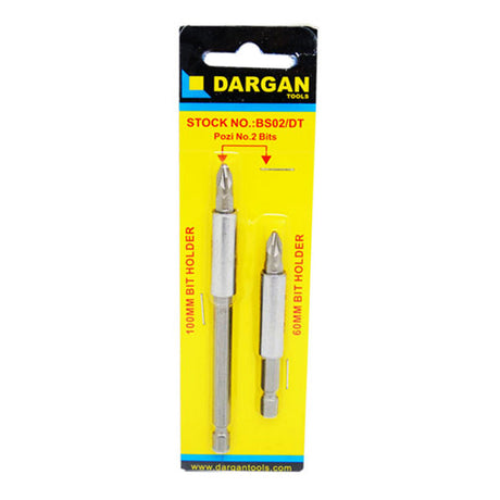 Dargan 2 Piece Screwdriver Bit Holder Set | BS02/DT