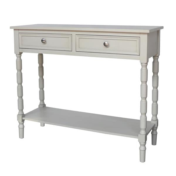 Tara Lane Lincoln 2 Drawer Console Table - Subtle Grey | TL5469