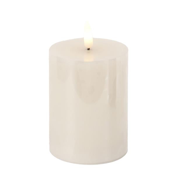 Tara Lane 3D Flame LED Battery Candle 10cm with Timer - Ivory | TL5615