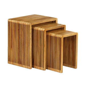 Tara Lane Bari Nesting Tables Set of 3 - Teak | TL5779