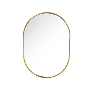 Tara Lane Modena Oval Wall Mirror 50cm x 70cm - Gold | TL6042