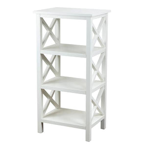 Tara Lane Rivera 4 Tier Shelf - White | TL6052