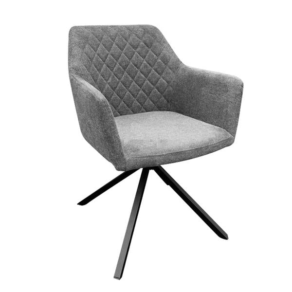 Tara Lane Patti Swivel Dining Chair - Grey | TL6155