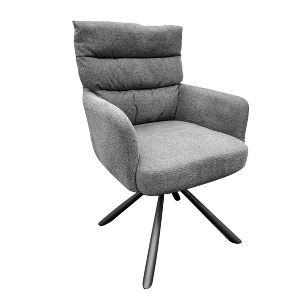 Tara Lane Stefan Swivel High Back Dining Chair - Grey | TL6158