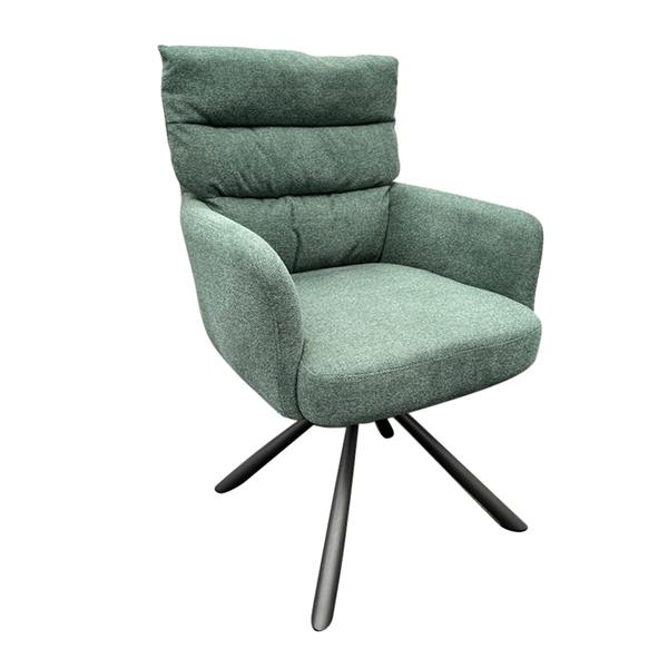 Tara Lane Stefan Swivel High Back Dining Chair - Green | TL6159