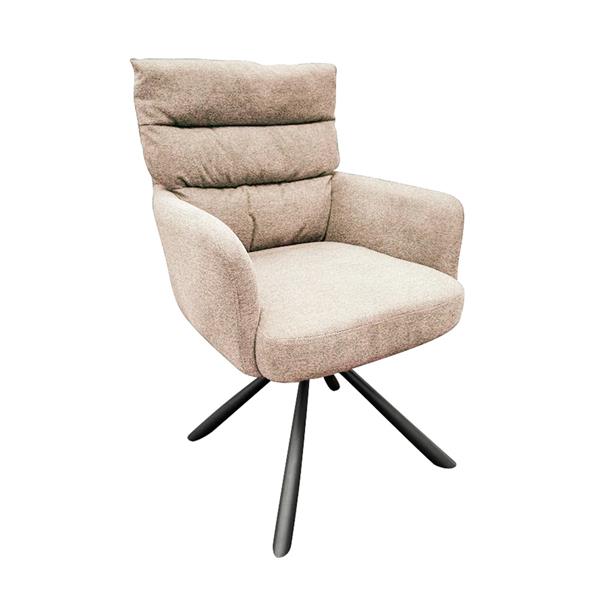 Tara Lane Stefan Swivel High Back Dining Chair - Beige | TL6160