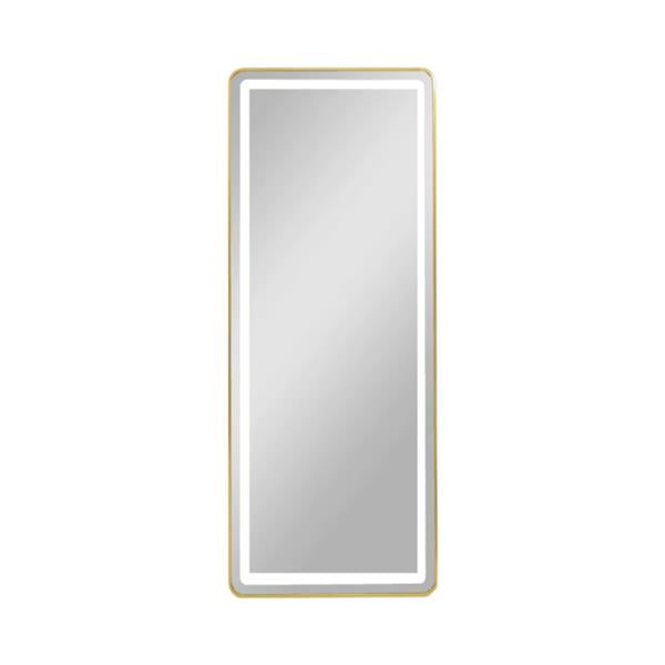 Tara Lane Modena LED Cheval Mirror 160cm x 50cm - Gold | TL6293