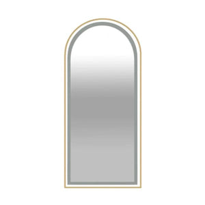 Tara Lane Modena LED Cheval Arch Mirror 160cm x 50cm - Gold | TL6297