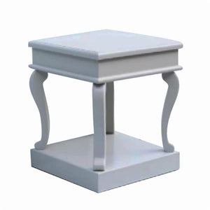 Tara Lane Scroll End Table - Warm Grey | TL6321