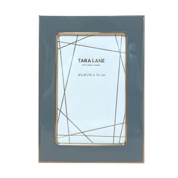 Tara Lane Ella Photo Frame 4 x 6 - Grey / Gold | TL6368