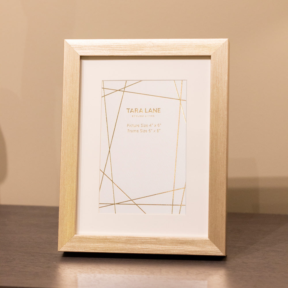 Tara Lane Gallery Photo Picture Frame 4 x 6 - Champagne | TL6676