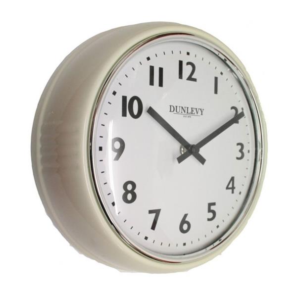 Dunlevy 10" Wall Clock - Cream | CL2001C