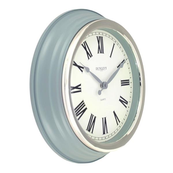 Dunlevy 14" Wall Clock - Light Blue | CL2014B