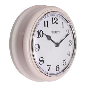 Dunlevy 10" Taupe Deep Plastic Wall Clock  | CL2001T