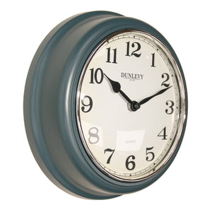 Dunlevy 10" Deep Wall Clock - Blue | CL2001BLU