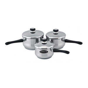 Steelux 3 Piece Saucepan Set | ST/9700