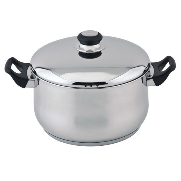 Steelux 20cm Casserole and Lid - Stainless Steel | ST/9710