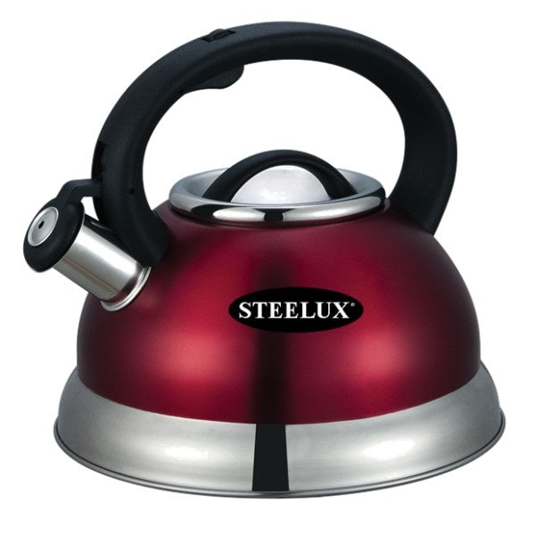 Steelex 2.7 Litre Whistling Kettle - Red | ST/9800R
