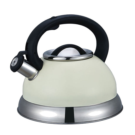 Steelux Whistling Kettle 2.7 Litre - Cream | ST/9800C