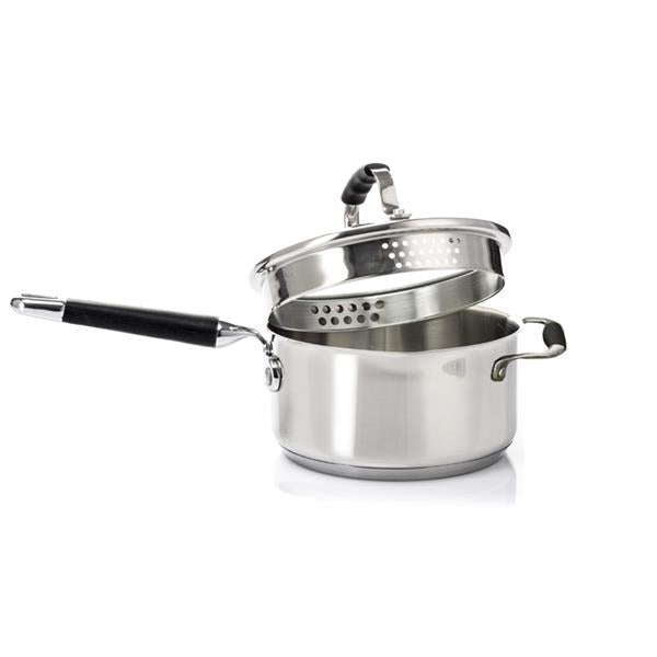 Steelex 22cm Saucepan with Glass Lid | ST9604