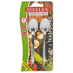 Steelex Teaspoons 6 Pack | C511TS