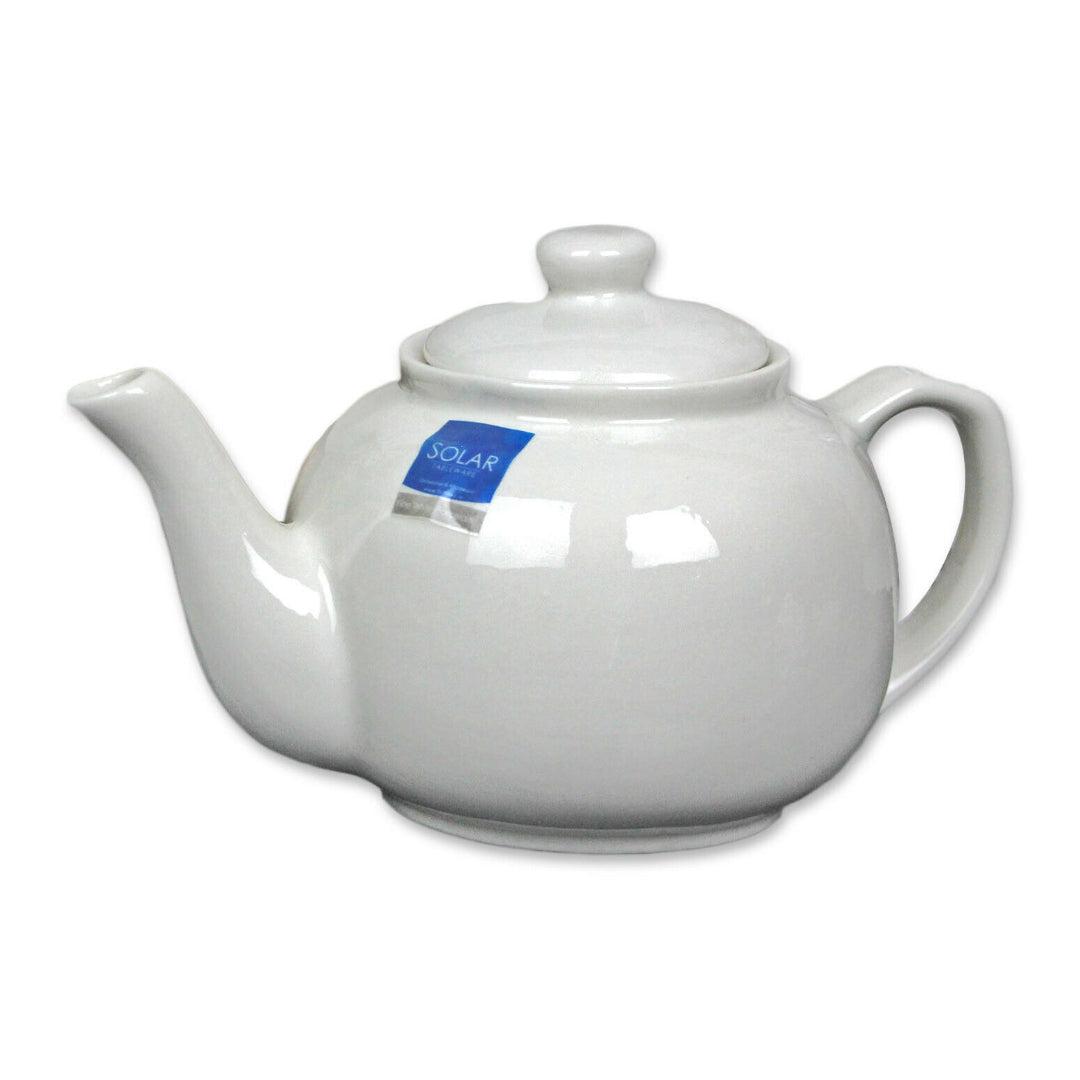 Solar Ceramic Teapot 1.1 Litre - White | DE7020