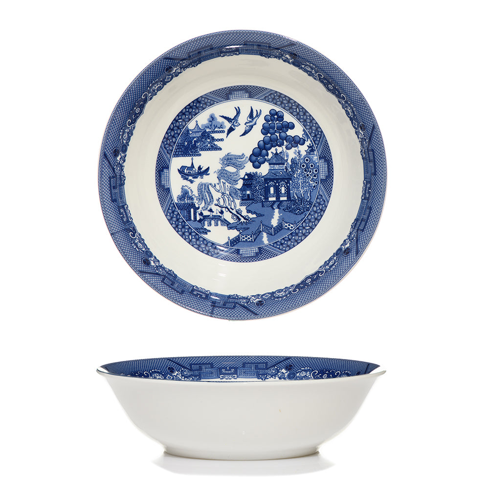 Dunlevy Blue Willow 18cm Cereal Bowl | DE2007