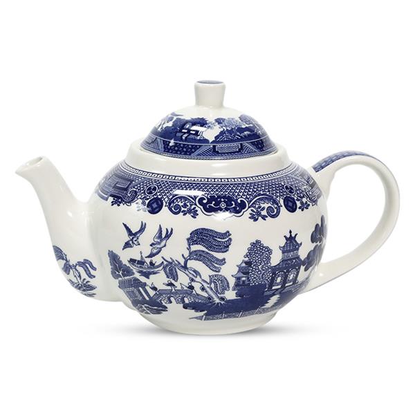 Dunlevy Blue Willow Teapot 1 Litre DE2020 Heavins